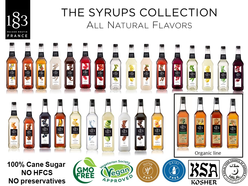 premium food + beverages products - Natural Syrups
