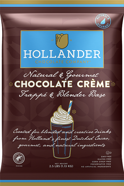 Hollander Chocolate Crème frappe and blender base