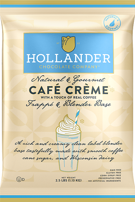 Hollander Café Crème frappe and blender base
