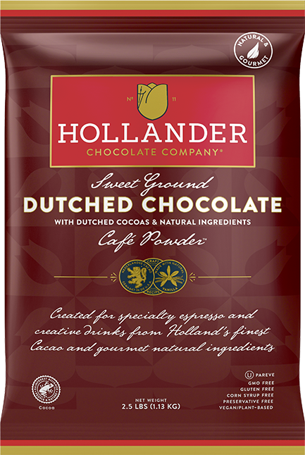 Hollander Dutched Chocolate cafe powder