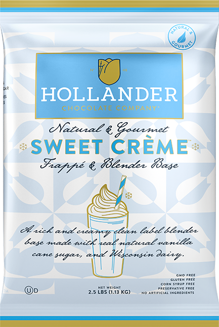 Hollander Sweet Crème frappe and blender base